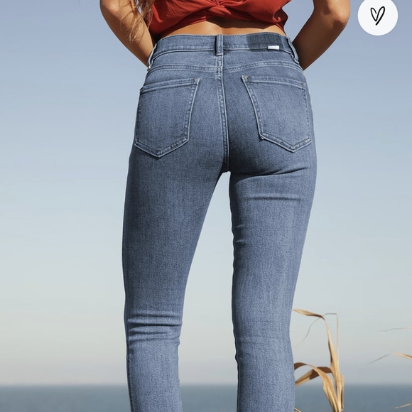 Moneymaker Medium Wash Denim High Rise Skinny Jeans - Picture 4 of 4